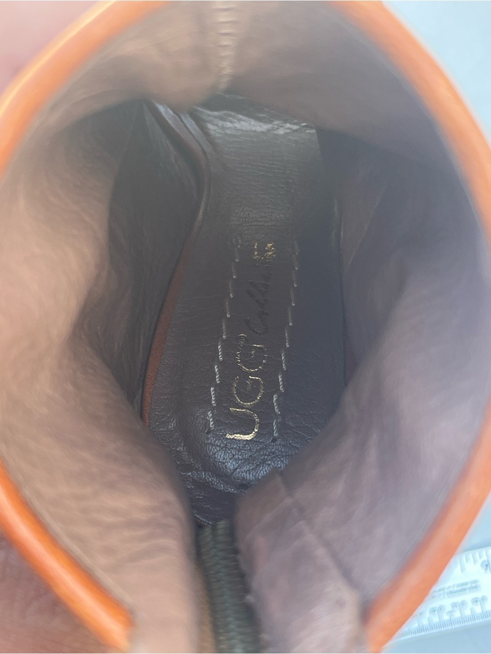 UGG Collection Onorina Leather Woven open toe  - Sz 6 - Picture 5 of 5